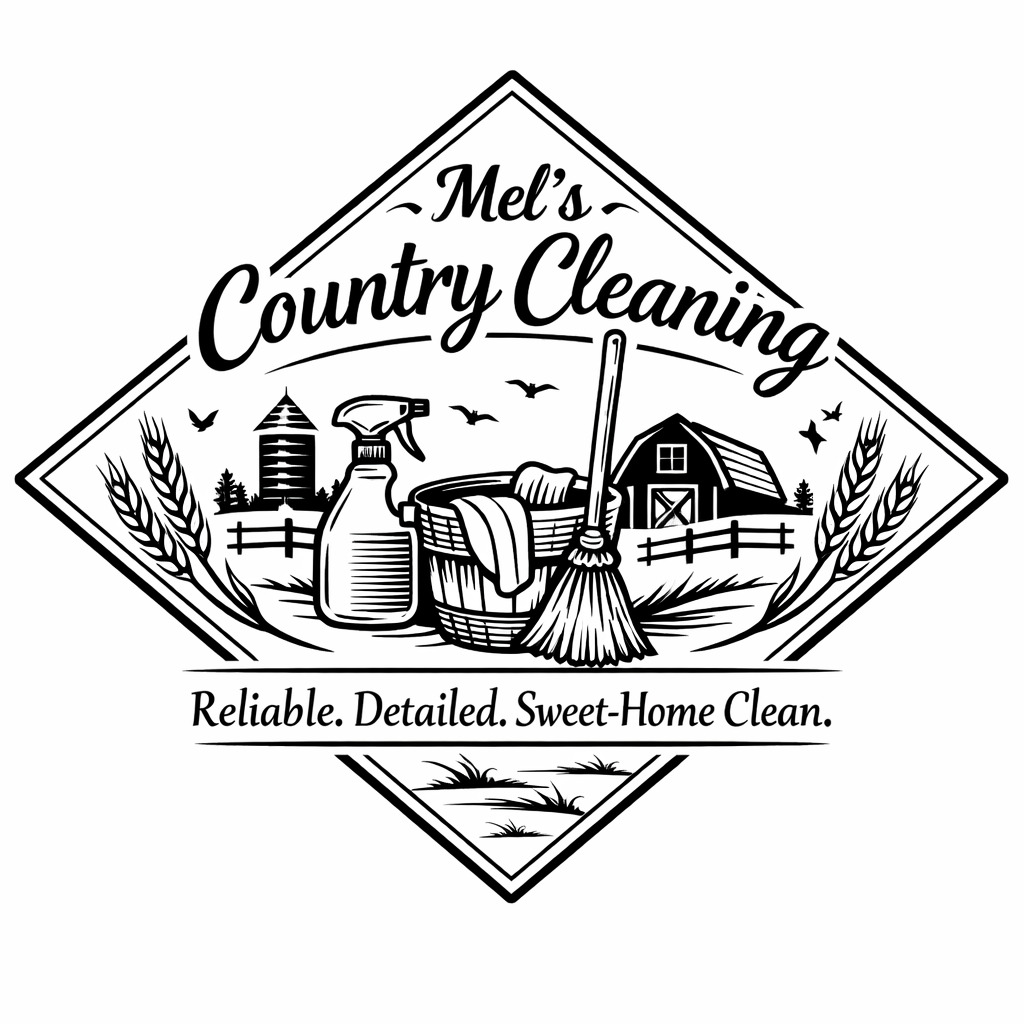 Mel's Country Cleaning logo